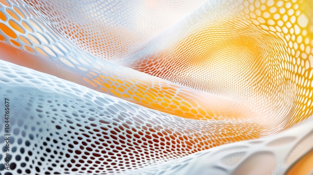 Poster smooth geometric patterns with gradient tones