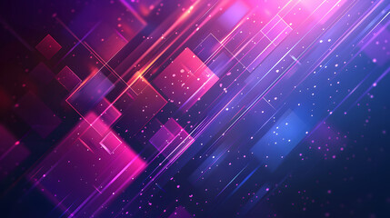 Obraz premium Abstract blue purple background with geometric panel