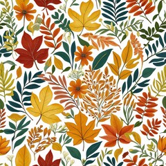 Fall Foliage Pattern Graphic