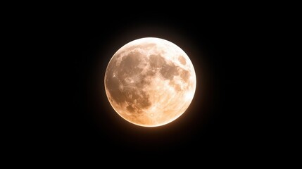 Naklejka premium Full Moon Lunar Eclipse