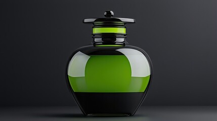 Obraz premium Green Liquid In Glass Jar