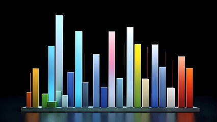 Obraz premium business graph 