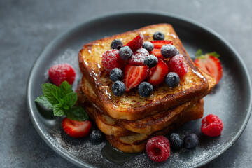 french toasts for breakfast