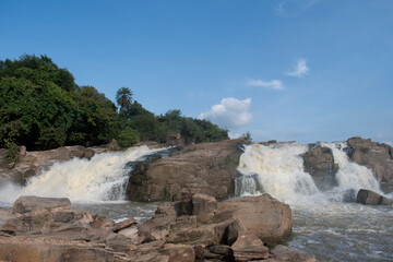 "usri waterfalls", a tributory of river "barakar" of "usri" river plunges down from a hight of 12 meters in three streams at jharkhand