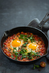  tomato and bean shakshuka