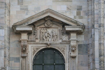 Milano dome sculptures and statues, Milan, Lombardy, Italy