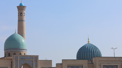 dome of the Islamic mosque in Tashkent Hasti Imam