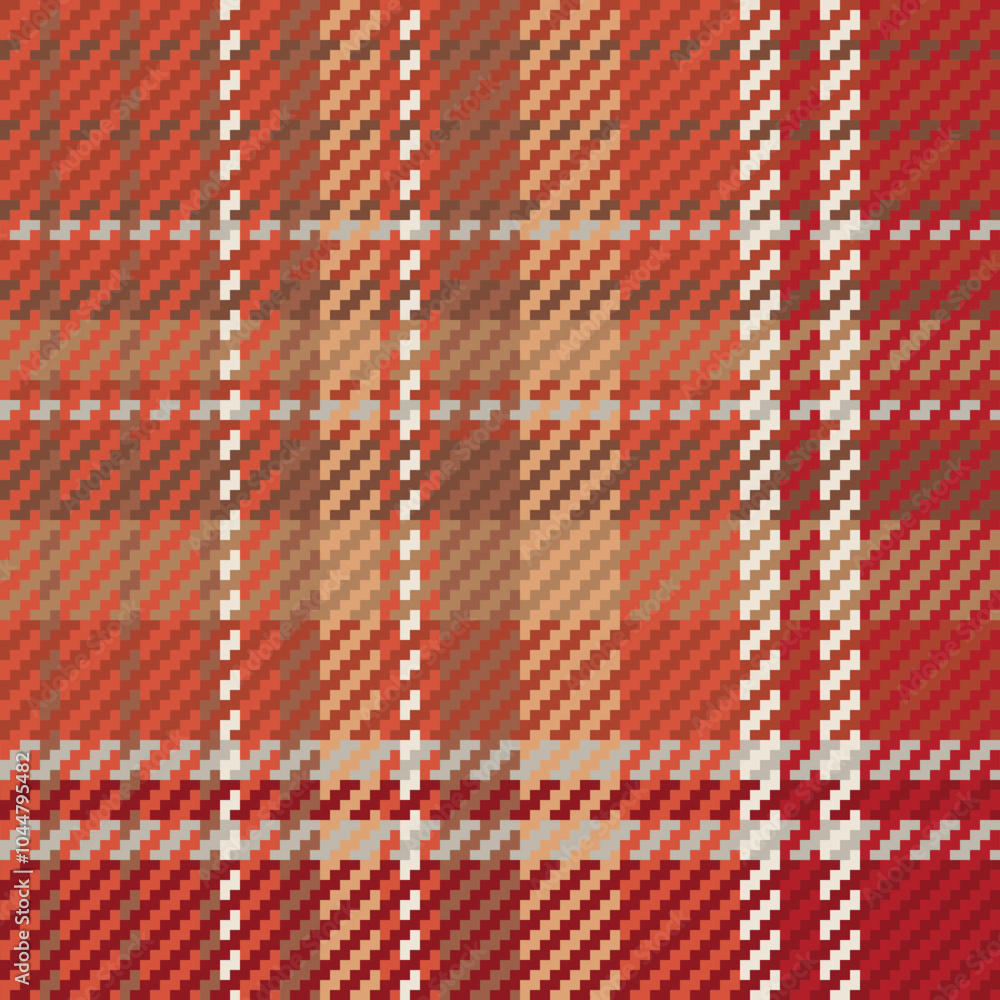 Poster seamless pattern of scottish tartan plaid. repeatable background with check fabric texture. vector b