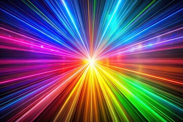 Vibrant neon laser beams light show background texture