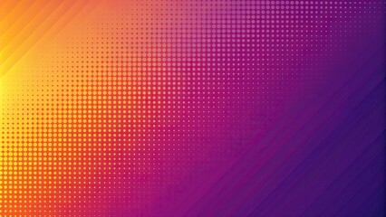 Vibrant purple and orange gradient backdrop