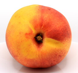 Nectarine on white background. Fruit
