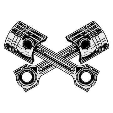 piston vector art