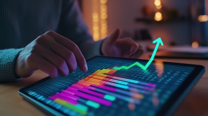 The Graph Display on Tablet