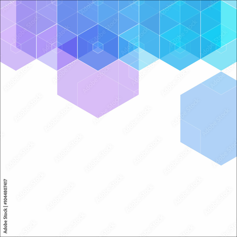 Wall mural geometric background. abstract background. business vector. design element. color hexagon. eps 10