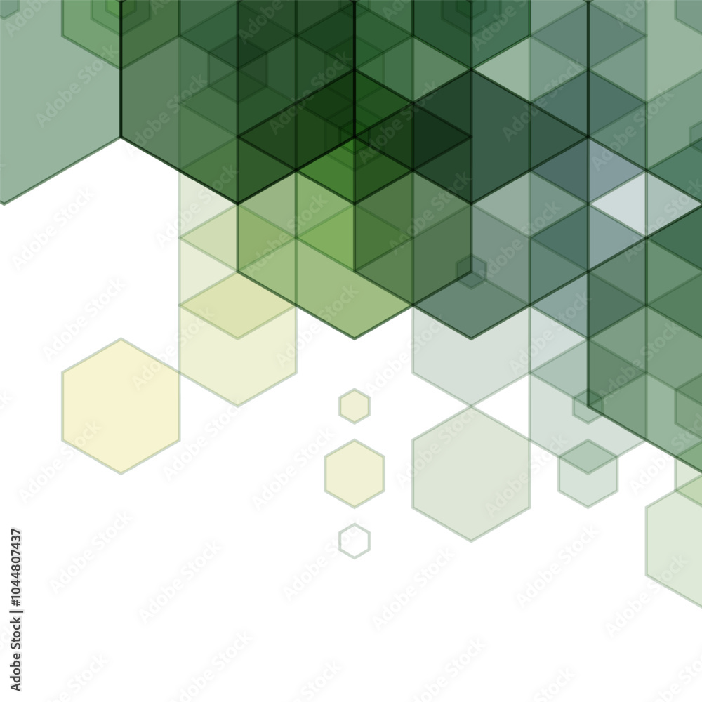 Canvas Prints green geometric background. abstract background. business vector. geometric design element. hexagon.