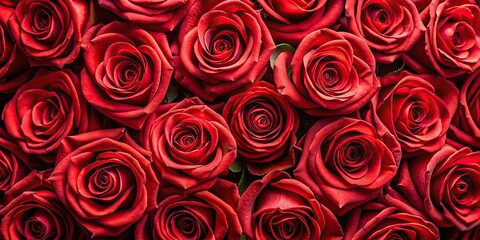 silhouette red roses background for romantic occasions