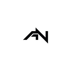 AV monogram logo design letter text name symbol monochrome logotype alphabet character simple logo