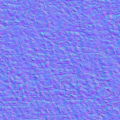 Seamless stone wall, road normal map © Mat Karmon