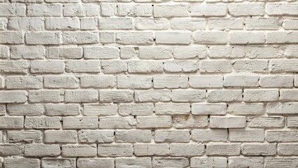 Fototapeta premium Vintage white brick wall with rustic details, photographed from a high angle
