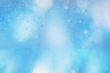 Abstract winter and Christmas blue background. Copy space