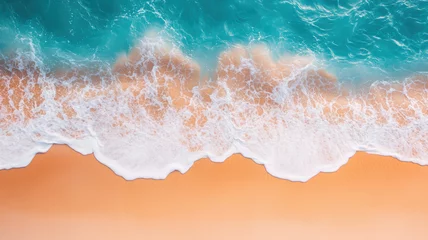 Fotobehang Coastal Horizon with Blue Sea and Sand © M.Gierczyk