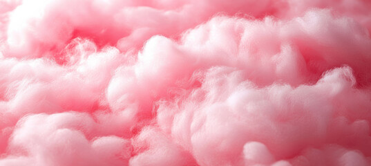 Seamless Cotton Candy Pink Pattern