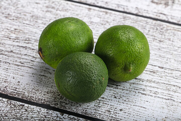 Green sour tropical Lime fruit