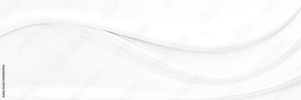 Poster White gray satin texture that is white silver fabric silk background with beautiful soft blur pattern natural.