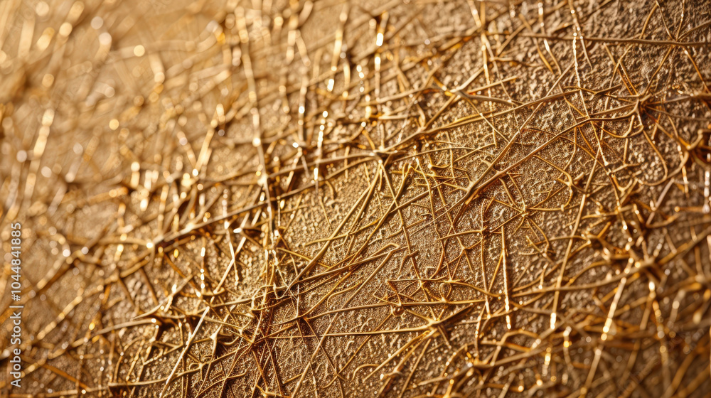 Aufkleber liquid gold texture with soft ripples and shimmering patterns creates captivating visual effect. int