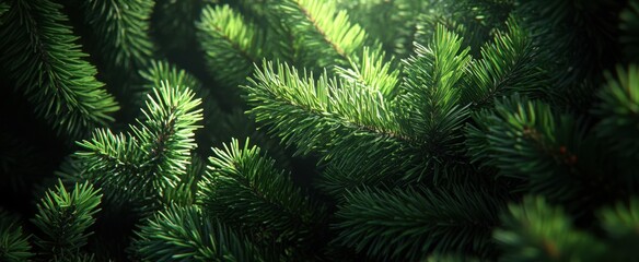 The Lush Pine Tree Foliage