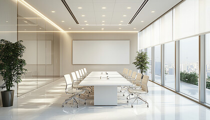 Modern Meeting Lounge Efficient and Stylish high detail
