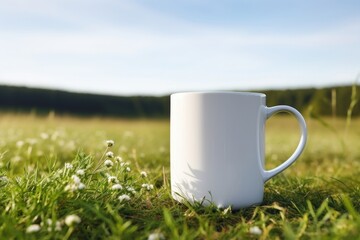 Camping mug nature outdoors flower.