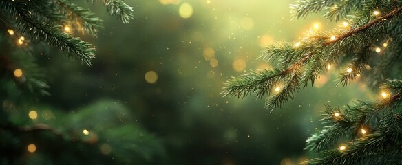 The Christmas Lights on Branches