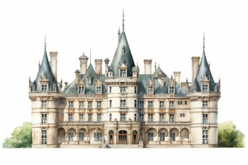 Fototapeta premium Architecture building landmark castle.