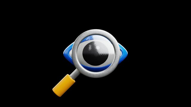 Investigation 3D Icon Animation | Alpha Channel