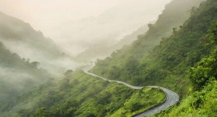Image of a road in nature
