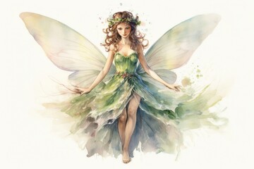 Fairy angel adult representation.