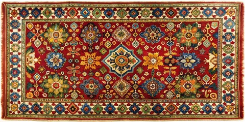 Vibrant Turkish Knotted Rugs in Rich Colors Perfect for Home Decor and Interior Design Inspiration