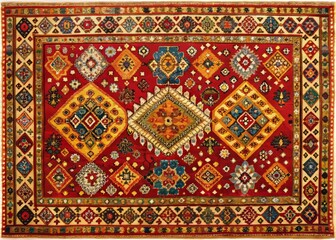 Vibrant Turkish Knotted Rugs Showcasing Intricate Patterns and Rich Colors in a Cozy Interior Setting