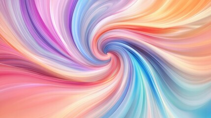 Obraz premium A vibrant swirl abstract blob background in pastel hues, with smooth gradients and flowing curves. Perfect for a modern and creative design aesthetic.