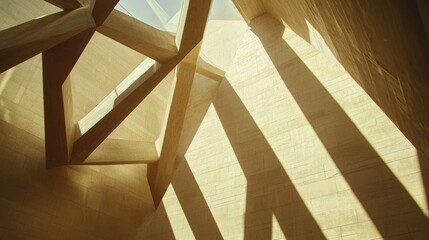 Intricate Architectural Design with Dynamic Shadows