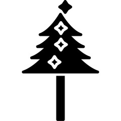 Fototapeta premium Christmas Tree Icon