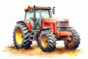 Tractor vehicle cartoon wheel.