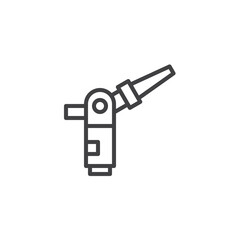 Water Cannon line icon