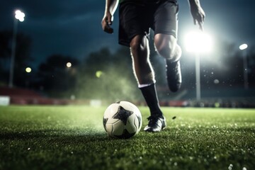 Soccer player football kicking sports.