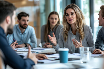 Business Meeting: Collaboration and Innovation in the Workplace