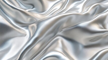 Fototapeta premium A clean and elegant background of liquid metal that flows smoothly, embodying modern minimalist design.
