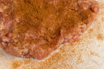 fresh minced pork with bacon