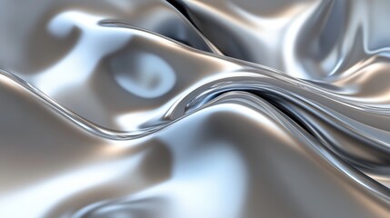 A soft background showcasing subtle variations in chrome tones, perfect for a minimalist aesthetic. 