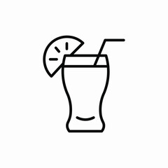 cold drink icon sign vector